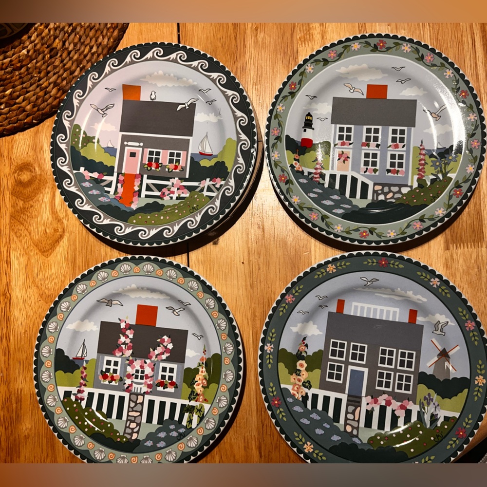 Claire Murray Nantucket Plates Set of 4